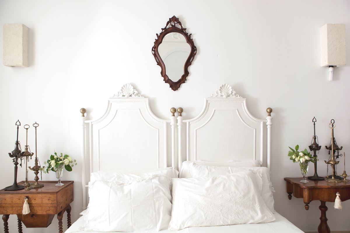 white double bedroom villa monika puglia holidays villas in italy