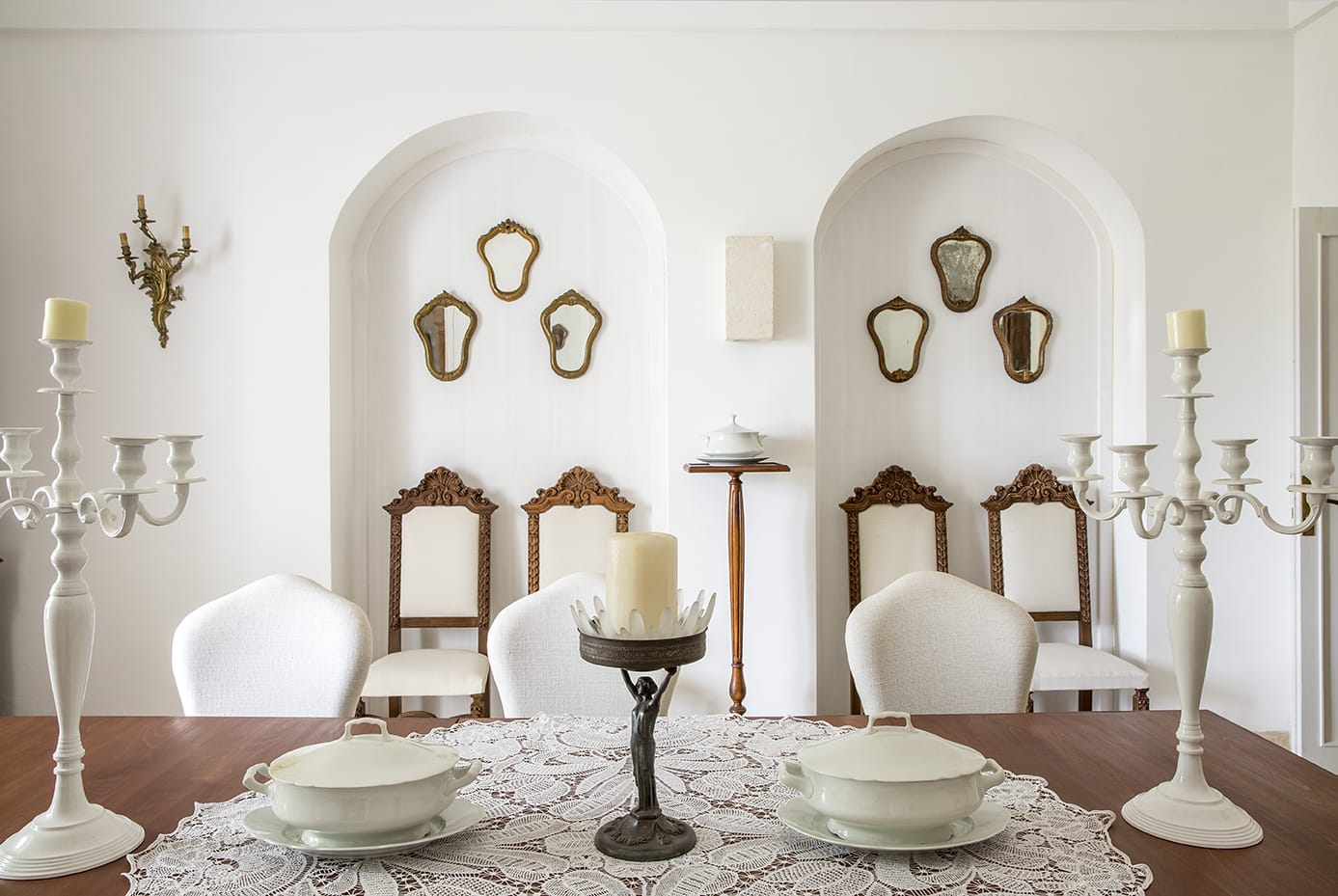 dining room luxury villa in italy with private pool salento puglia holidays